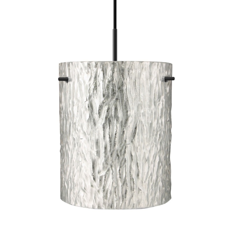 Besa 1JC-4006SS-BK Besa Tamburo 8 Pendant One Light Pendant Black