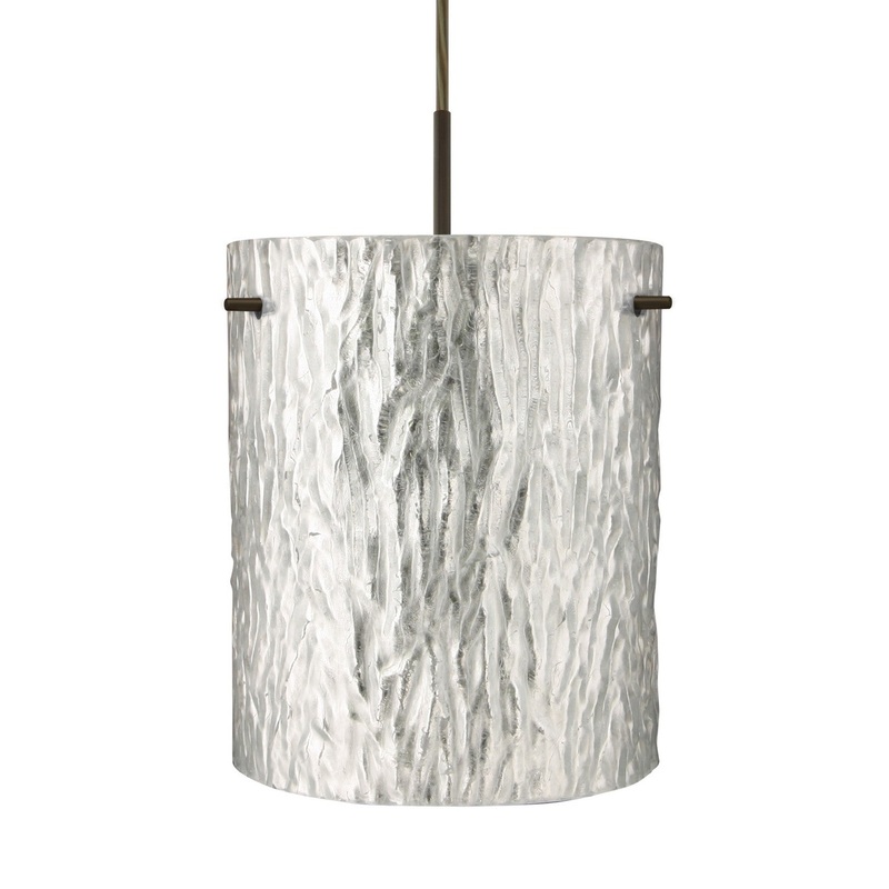Besa 1JC-4006SS-BR Besa Tamburo 8 Pendant One Light Pendant Bronze