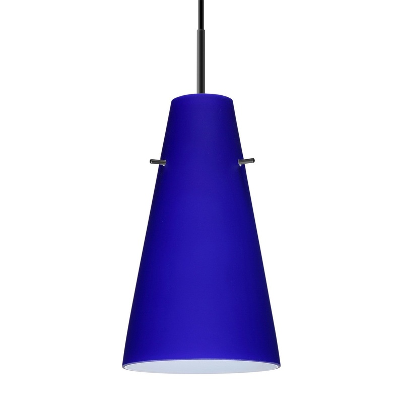 Besa 1JC-4124CM-BK Besa Cierro Pendant One Light Pendant Black