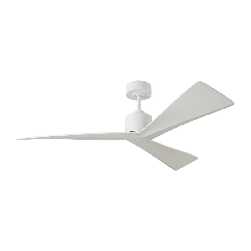 Visual Comfort Fan 3ADR52RZW Adler 52 Ceiling Fan, Matte White