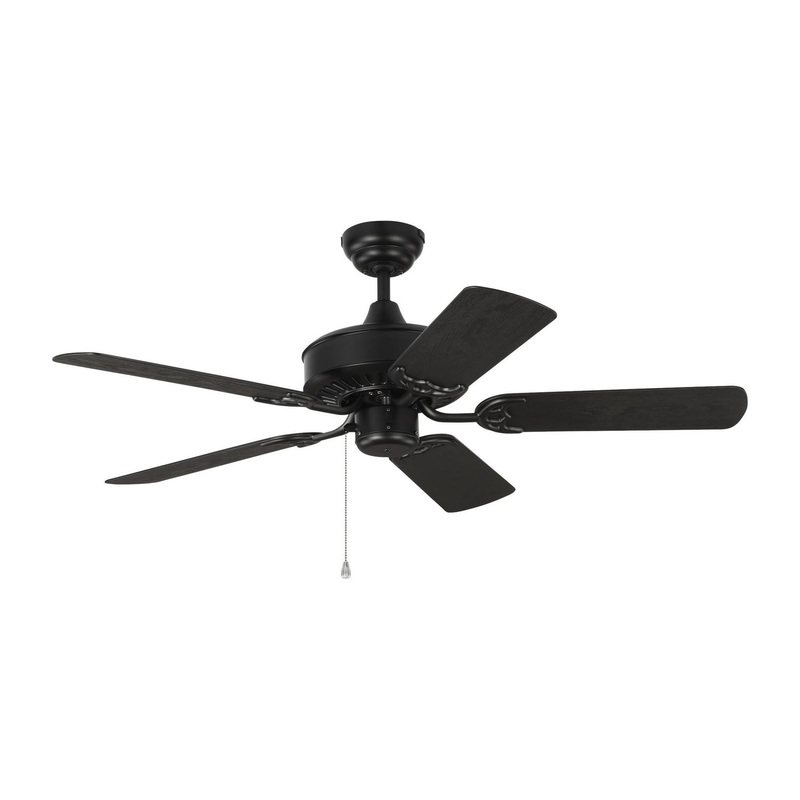 Visual Comfort Fan 5HVO44BK Haven Outdoor 44 Ceiling Fan, Matte Black (Discontinued)