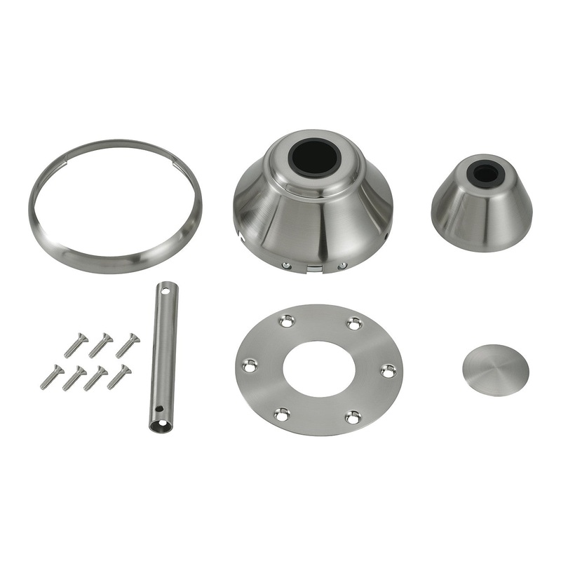 Visual Comfort Fan 88MCFK-BS Maverick Custom Finish Kit, Brushed Steel