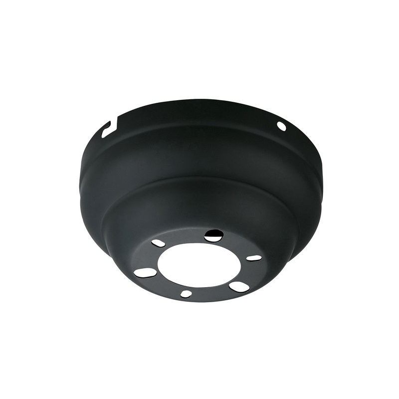 Visual Comfort Fan MC90BK Universal Flush Mount Canopy Kit, Matte Black