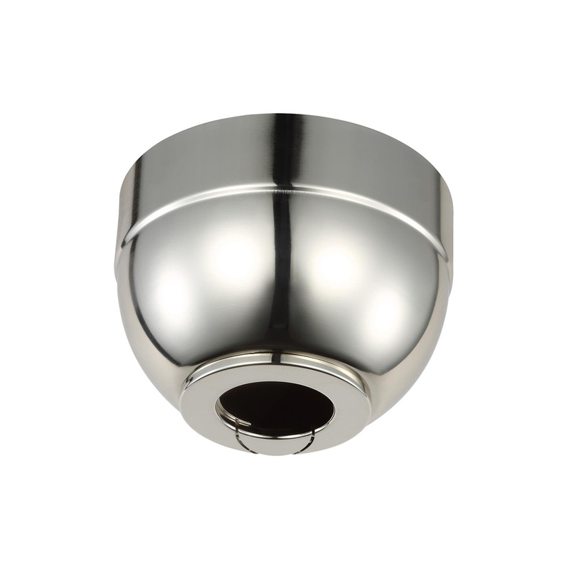 Visual Comfort Fan MC93PN Universal Slope Ceiling Canopy Kit, Polished Nickel