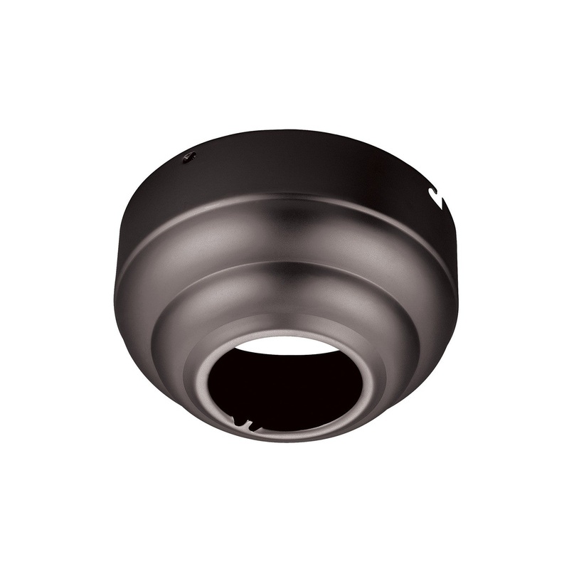 Visual Comfort Fan MC95AGP Universal Canopy Kit Slope Ceiling Adapter, Aged Pewter