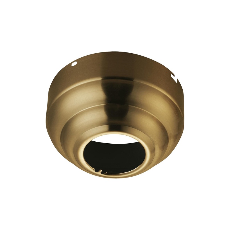 Visual Comfort Fan MC95BBS Universal Canopy Kit Slope Ceiling Adapter, Burnished Brass