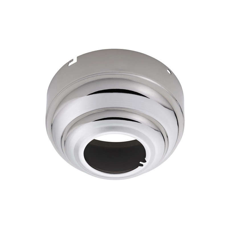 Visual Comfort Fan MC95PN Universal Canopy Kit Slope Ceiling Adapter, Polished Nickel
