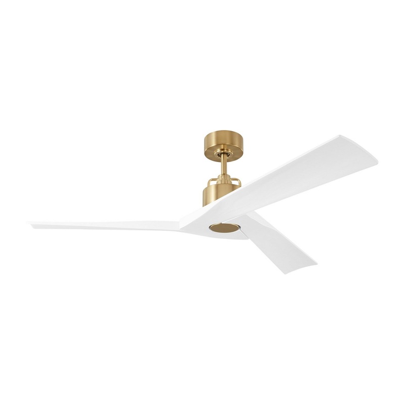 Visual Comfort Fan 3ALMSM52BBS Alma 52 Smart Ceiling Fan, Burnished Brass