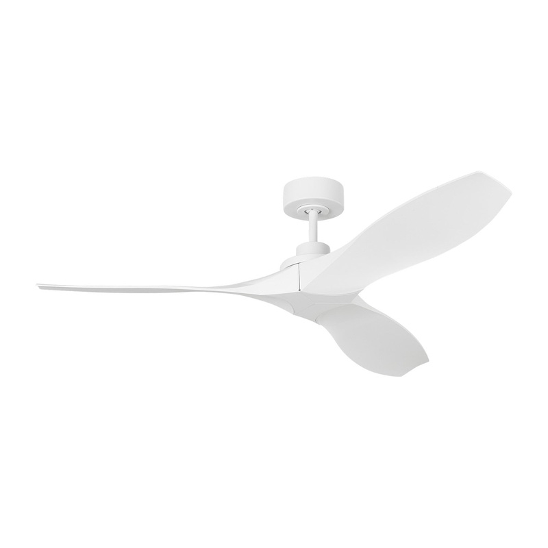 Visual Comfort Fan 3CLNCSM52RZW Collins Coastal 52 Smart Ceiling Fan, Matte White