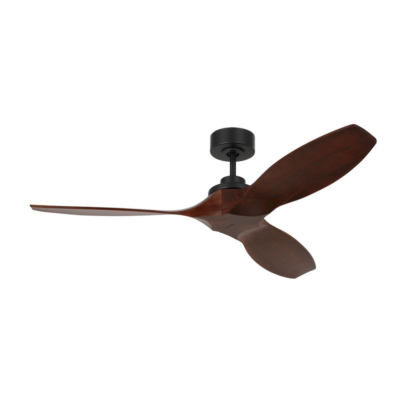 Visual Comfort Fan 3CLNSM52MBK Collins 52 Smart Ceiling Fan, Midnight Black