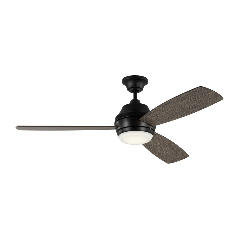 Visual Comfort Fan 3IKDR52AGPD Ikon 52 LED Ceiling Fan, Aged Pewter