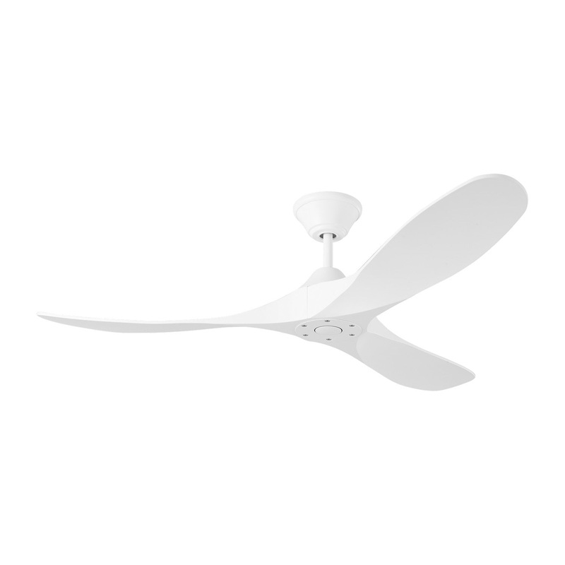 Visual Comfort Fan 3MGMR52RZW Coastal Maverick 52" Ceiling Fan, Matte White