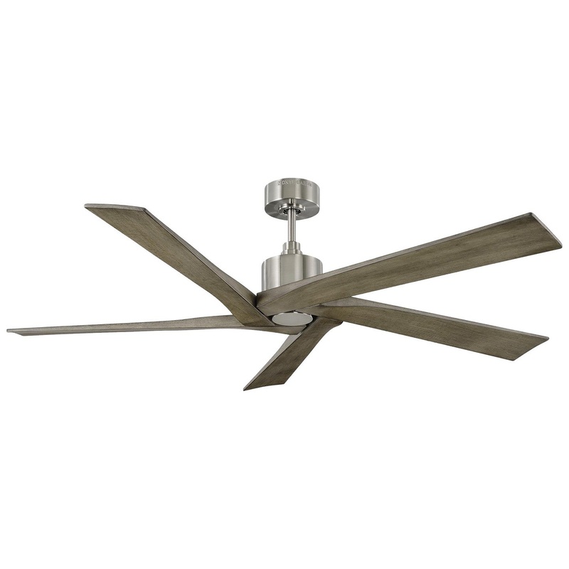 Visual Comfort Fan 5ASPR56BS Aspen 56 Ceiling Fan, Brushed Steel