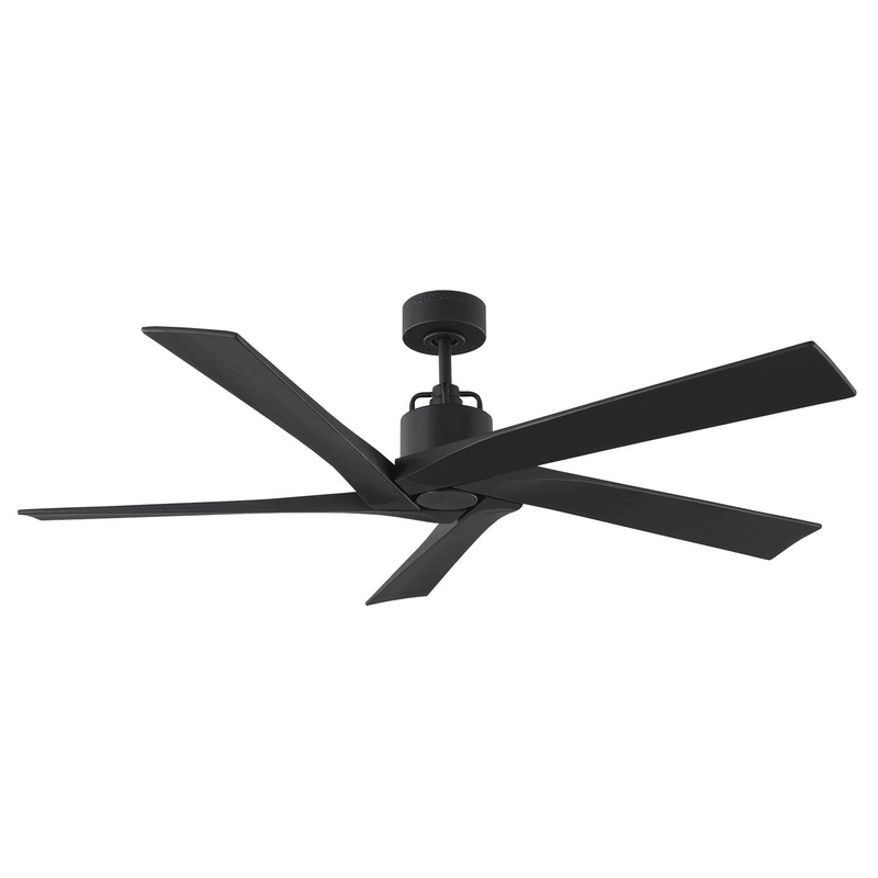 Visual Comfort Fan 5ASPR56MBK Aspen 56 Ceiling Fan, Midnight Black