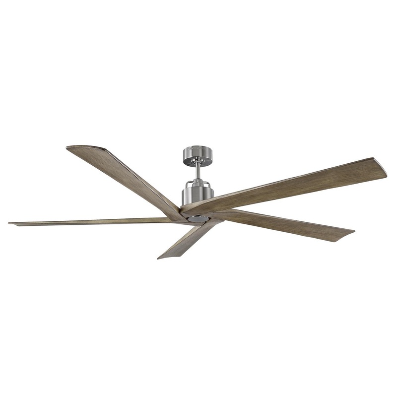 Visual Comfort Fan 5ASPR70BS Aspen 70 Ceiling Fan, Brushed Steel
