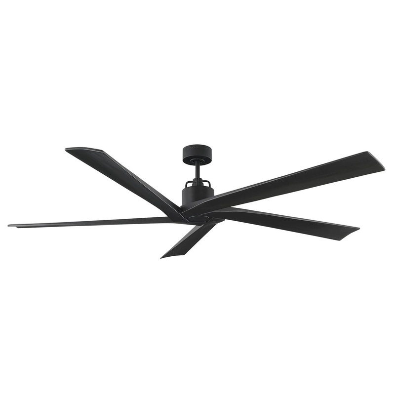 Visual Comfort Fan 5ASPR70MBK Aspen 70 Ceiling Fan, Midnight Black