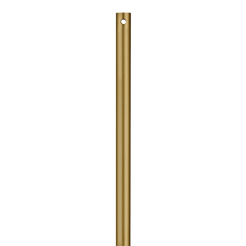 Visual Comfort Fan DR12BBS Universal Downrod, Burnished Brass