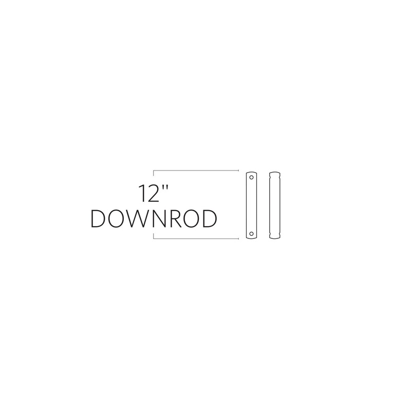 Visual Comfort Fan DR12KOA Universal Downrod, Koa