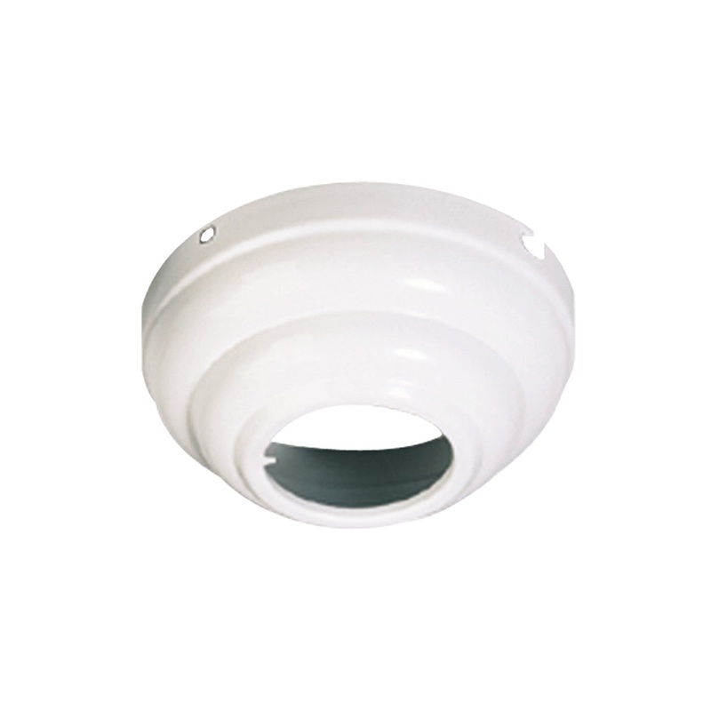 Visual Comfort Fan MC95WH Universal Canopy Kit Slope Ceiling Adapter, White
