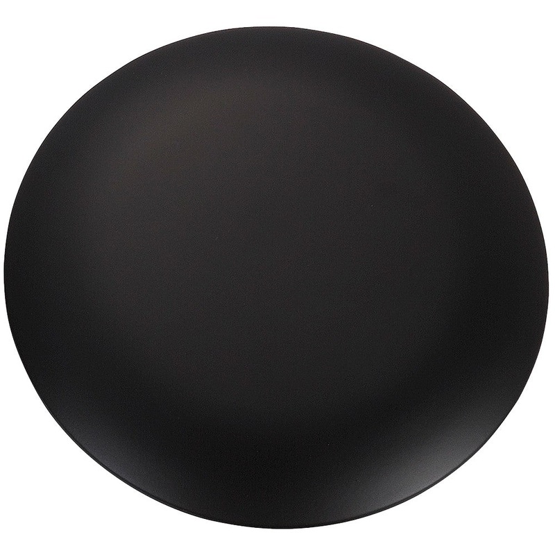 Visual Comfort Fan MCM360BK Minimalist Blanking Plate, Matte Black