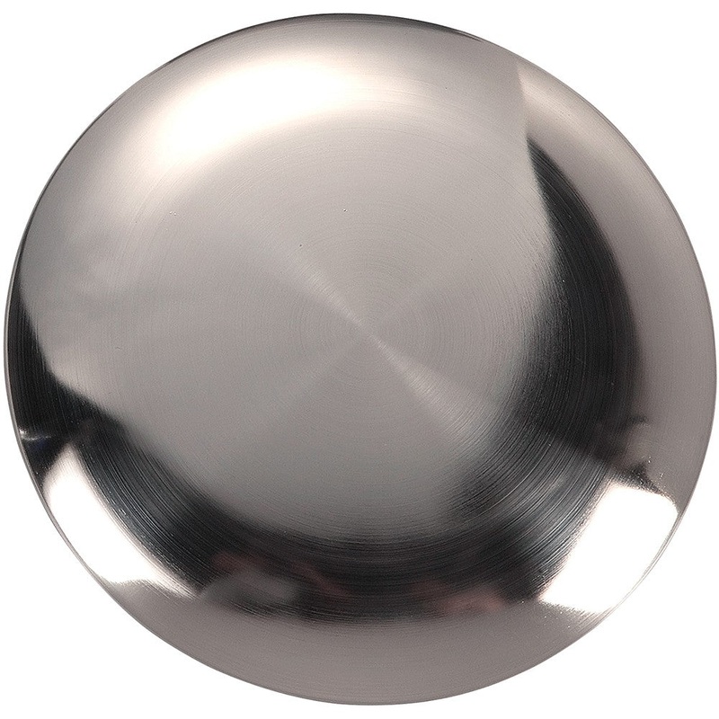 Visual Comfort Fan MCM360BS Minimalist Blanking Plate, Brushed Steel