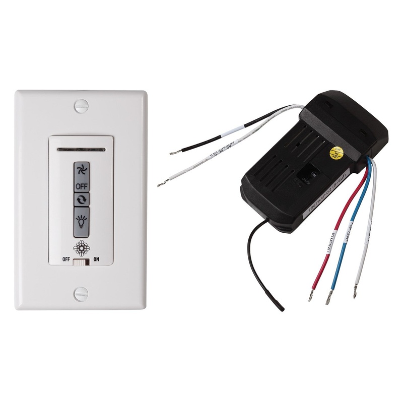 Visual Comfort Fan MCRC3 NEO Hardwired Wall Remote Control/Receiver, White