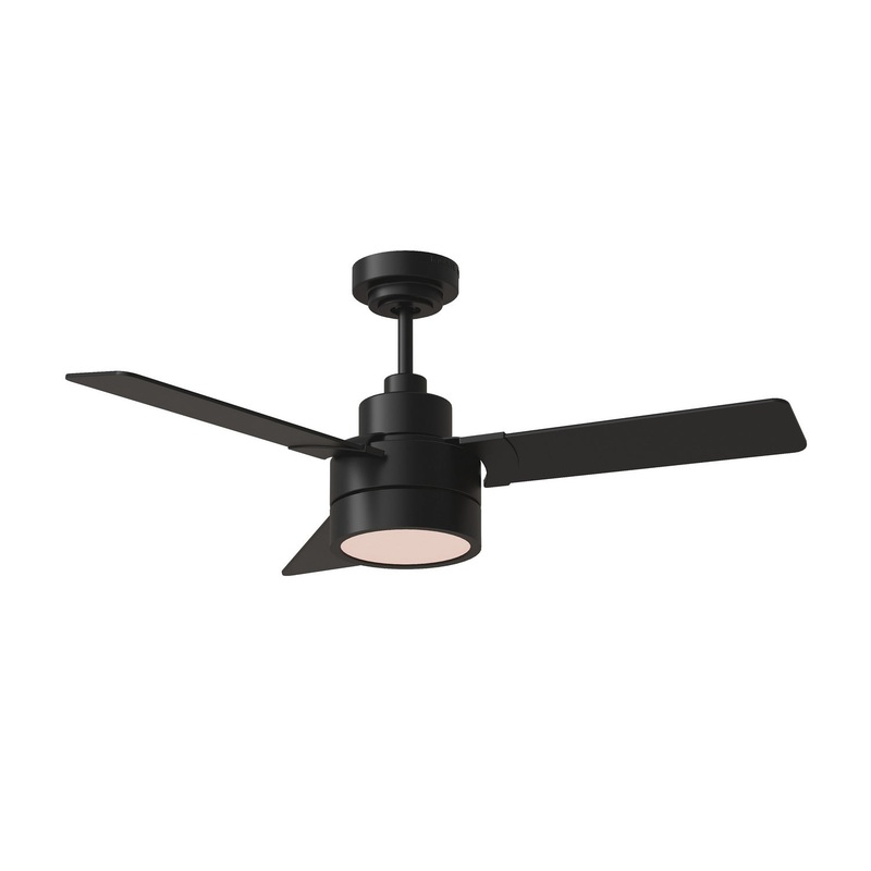 Generation Lighting 3JVR44MBKD Jovie 44"Ceiling Fan, Midnight Black