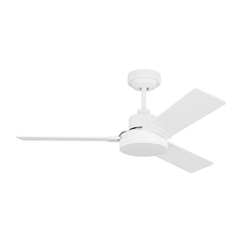 Generation Lighting 3JVR44RZW Jovie 44"Ceiling Fan, Matte White