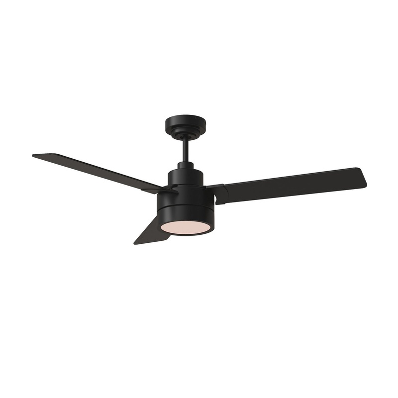 Generation Lighting 3JVR52MBKD Jovie 52"Ceiling Fan, Midnight Black