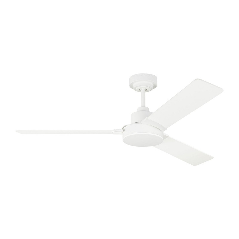 Generation Lighting 3JVR52RZW Jovie 52"Ceiling Fan, Matte White