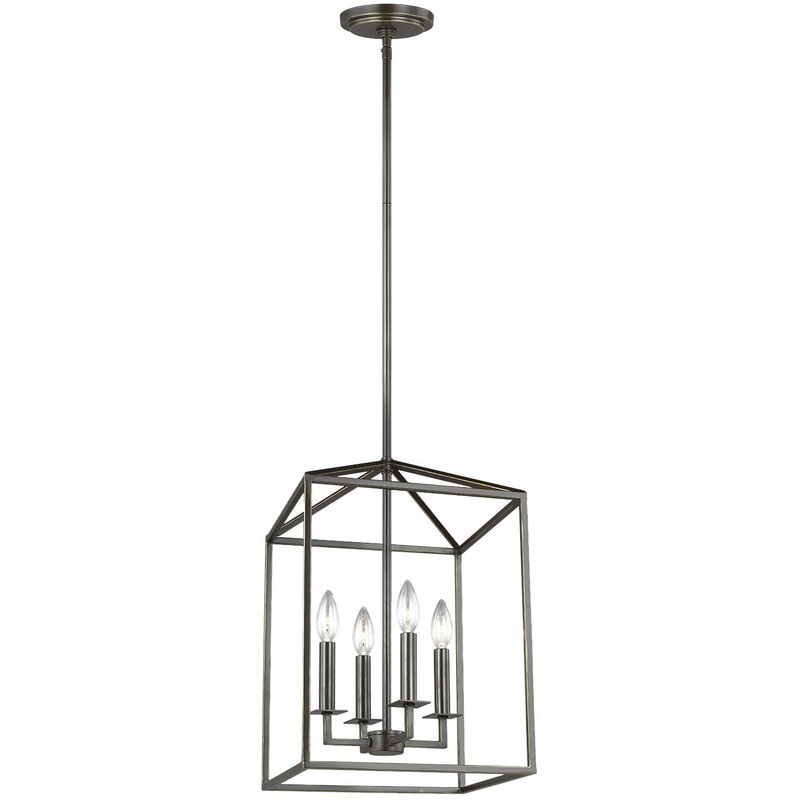 Generation Lighting 5215004EN-710 Perryton Four Light Hall / Foyer, Bronze