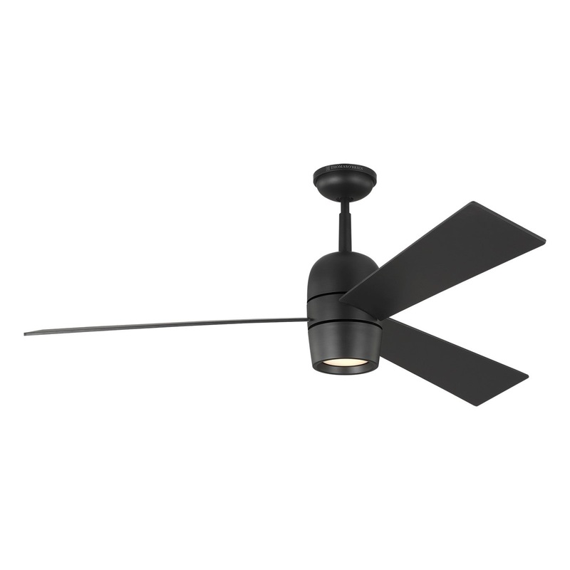 Visual Comfort Fan 3ALBR60MBKD Alba 60 Ceiling Fan, Midnight Black