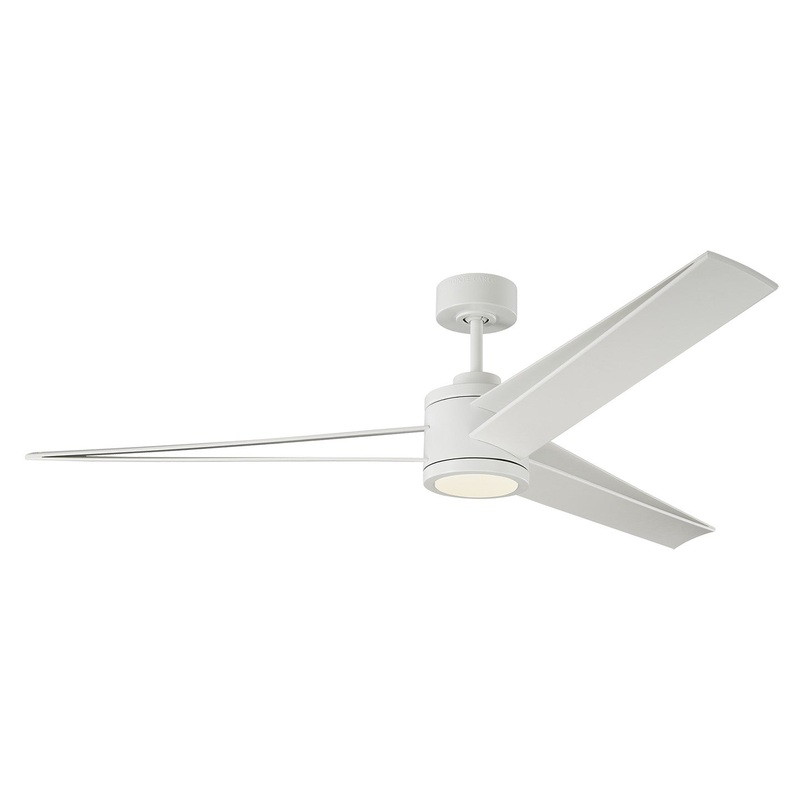 Visual Comfort Fan 3AMR60RZWD Armstrong 60 Ceiling Fan, Matte White