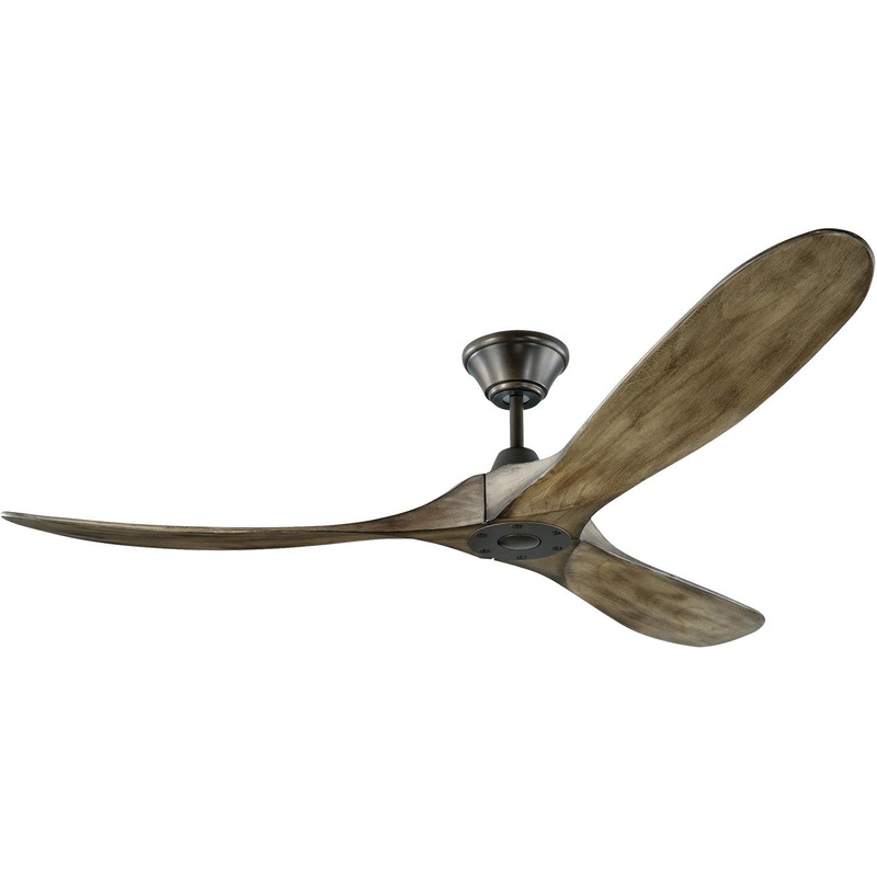 Visual Comfort Fan 3MAVR60AGP Maverick 60" Ceiling Fan, Aged Pewter