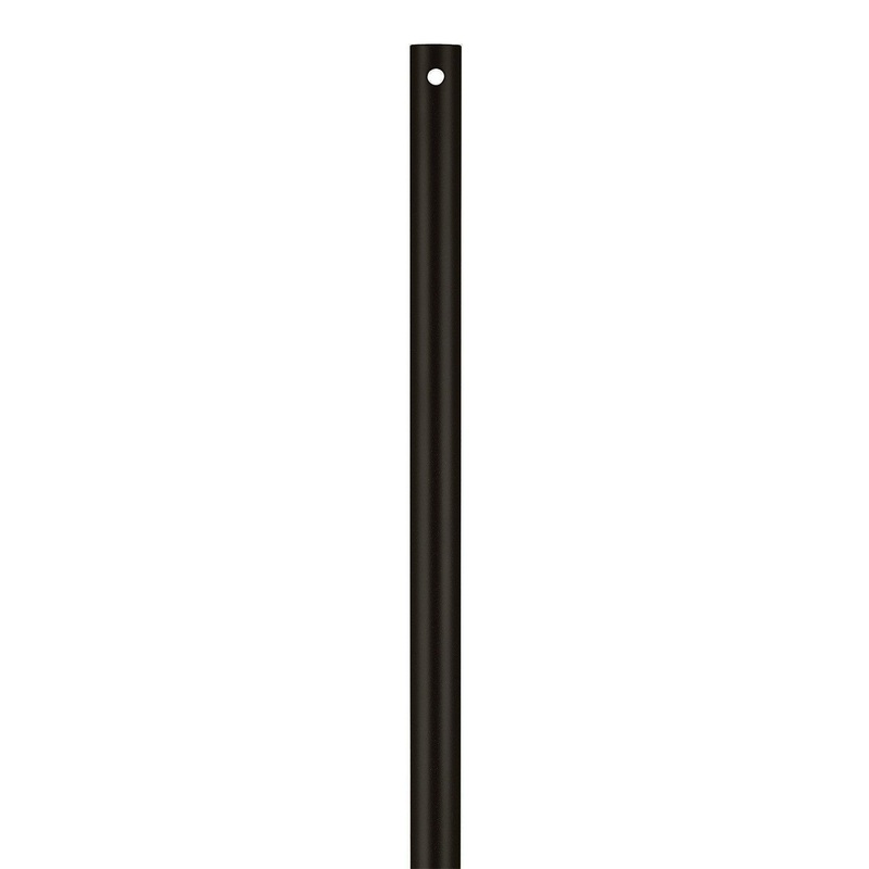 Visual Comfort Fan DR12MBK Universal Downrod, Midnight Black