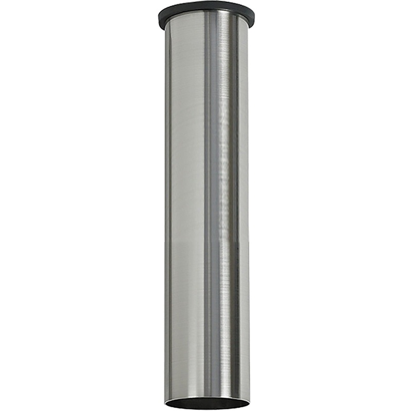 Visual Comfort Fan DRM48BS Minimalist Downrod, Brushed Steel (Discontinued)