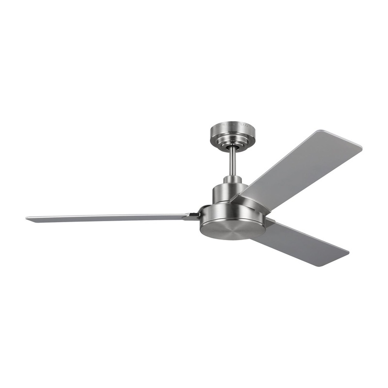 Generation Lighting 3JVR52BS Jovie 52"Ceiling Fan, Brushed Steel