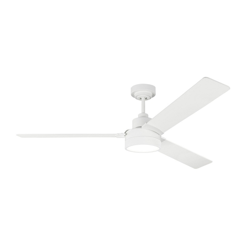 Generation Lighting 3JVR58RZW Jovie 58"Ceiling Fan, Matte White