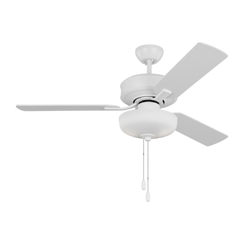 Generation Lighting 3LD48RZWD Linden 48'' Ceiling Fan, Matte White
