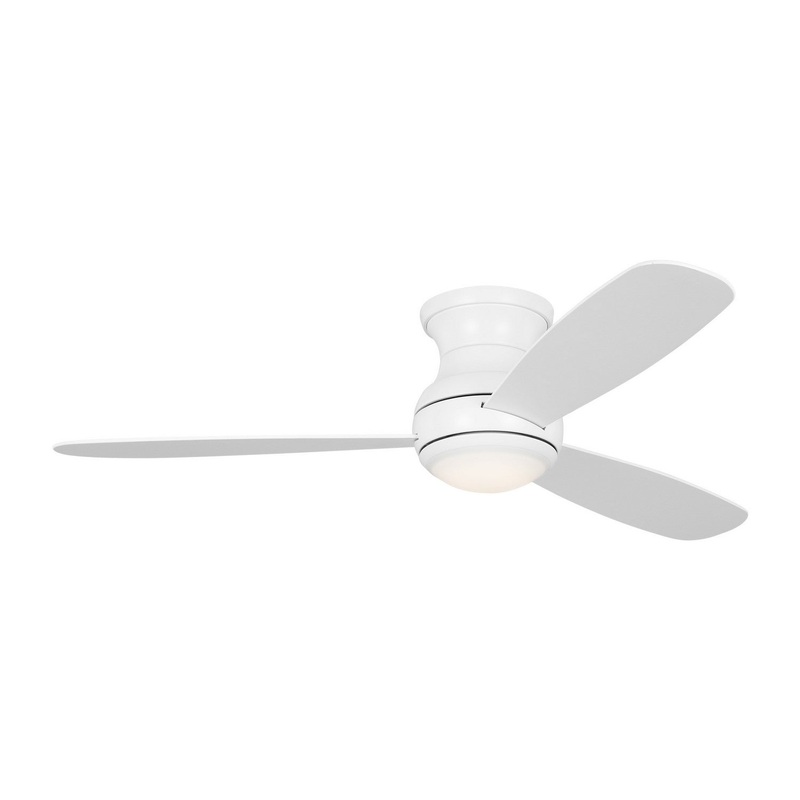 Generation Lighting 3OBSHR52RZWD Orbis 52"Ceiling Fan, Matte White