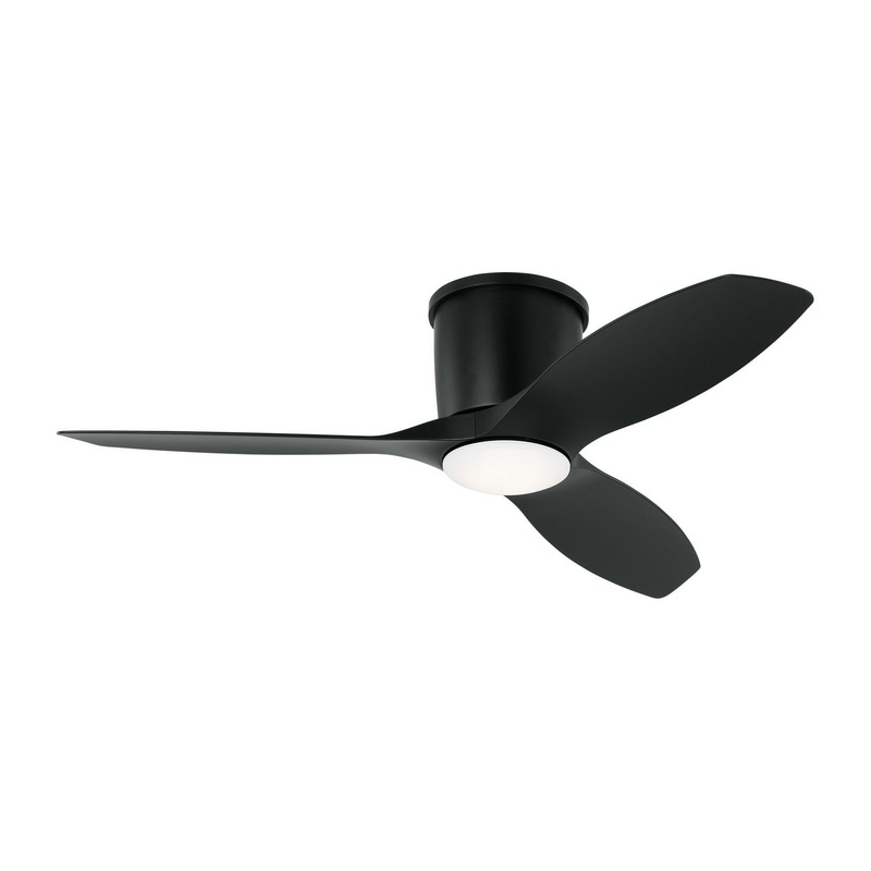 Generation Lighting 3TTHR44MBKD Titus 44"Ceiling Fan, Midnight Black