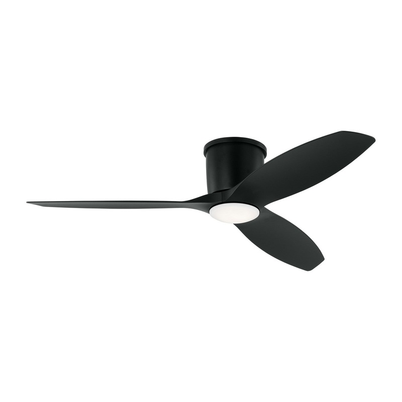 Generation Lighting 3TTHR52MBKD Titus 52"Ceiling Fan, Midnight Black