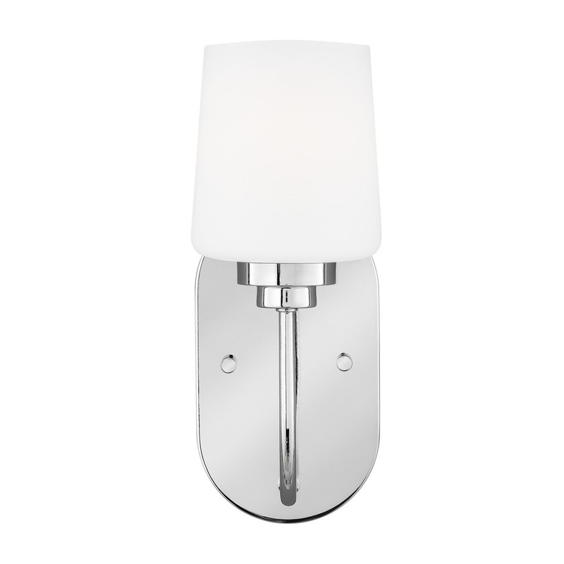 Generation Lighting 4102801-05 Windom One Light Wall / Bath Sconce, Chrome