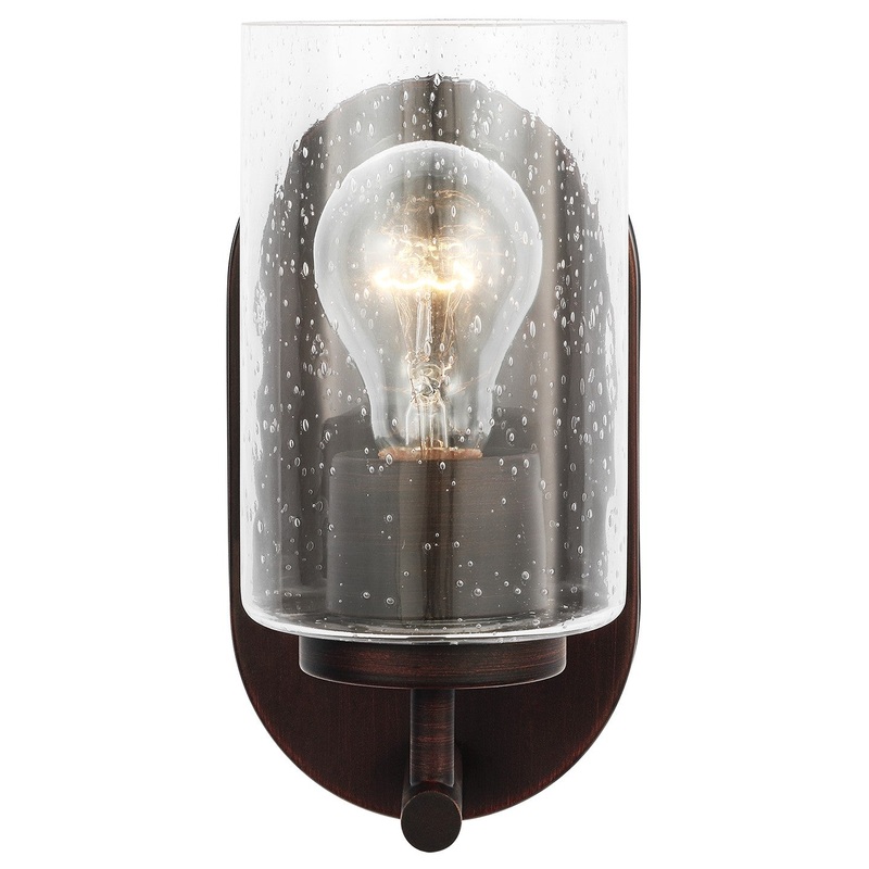 Generation Lighting 41170-710 Oslo One Light Wall / Bath Sconce, Bronze