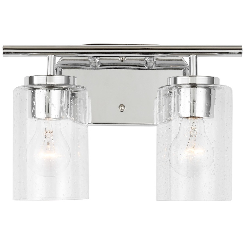 Generation Lighting 41171-05 Oslo Two Light Wall / Bath, Chrome