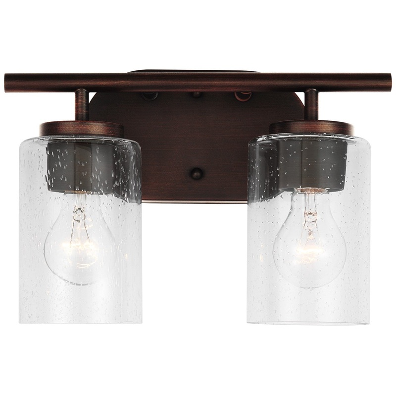 Generation Lighting 41171-710 Oslo Two Light Wall / Bath, Bronze
