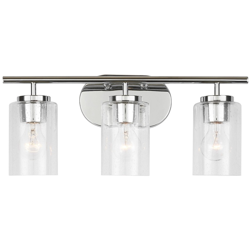 Generation Lighting 41172-05 Oslo Three Light Wall / Bath, Chrome