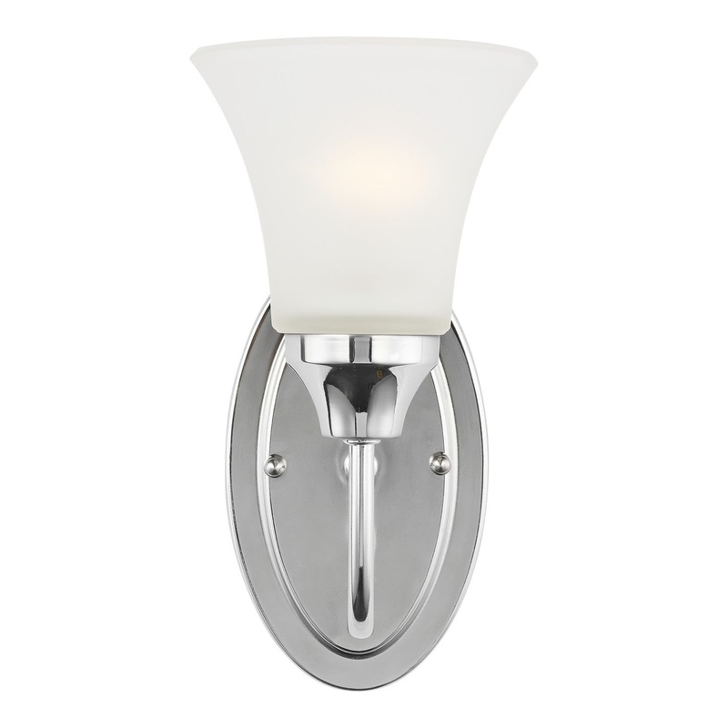 Generation Lighting 41806-05 Holman One Light Wall / Bath Sconce, Chrome