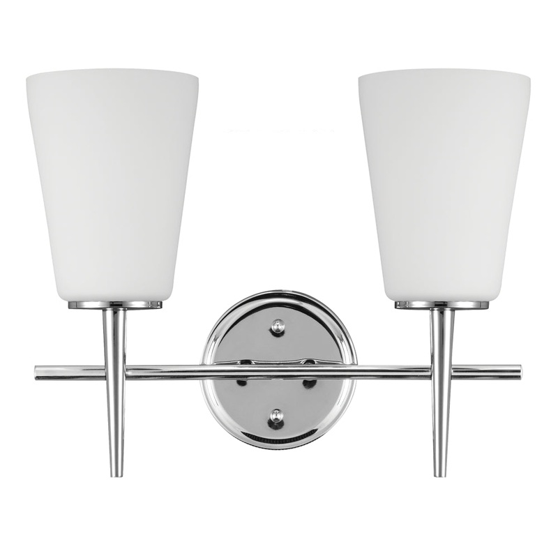 Generation Lighting 4440402-05 Driscoll Two Light Wall / Bath, Chrome