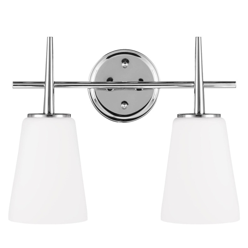 Generation Lighting 4440402EN3-05 Driscoll Two Light Wall / Bath, Chrome